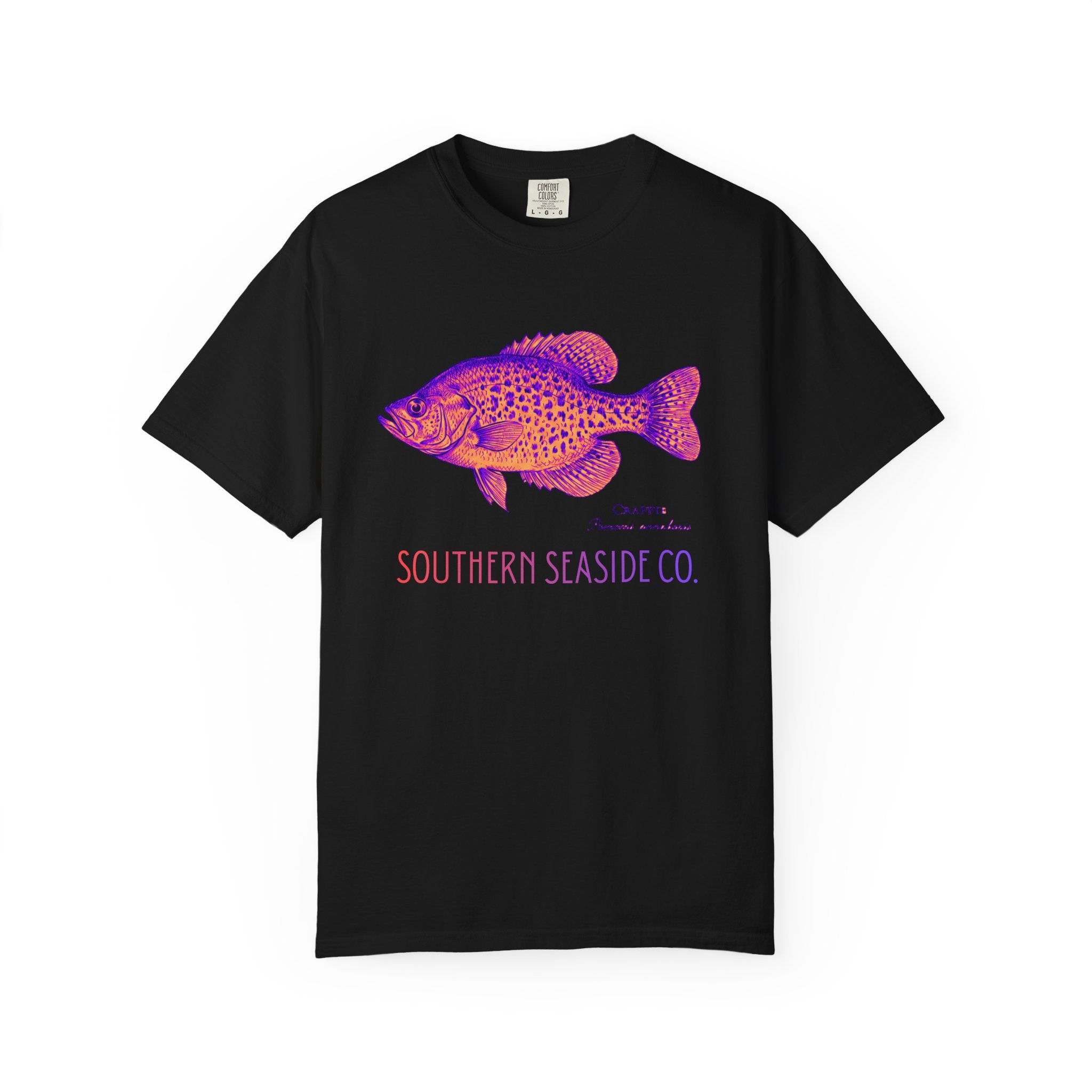 Crappie Fishing Comfort Colors Graphic Tee