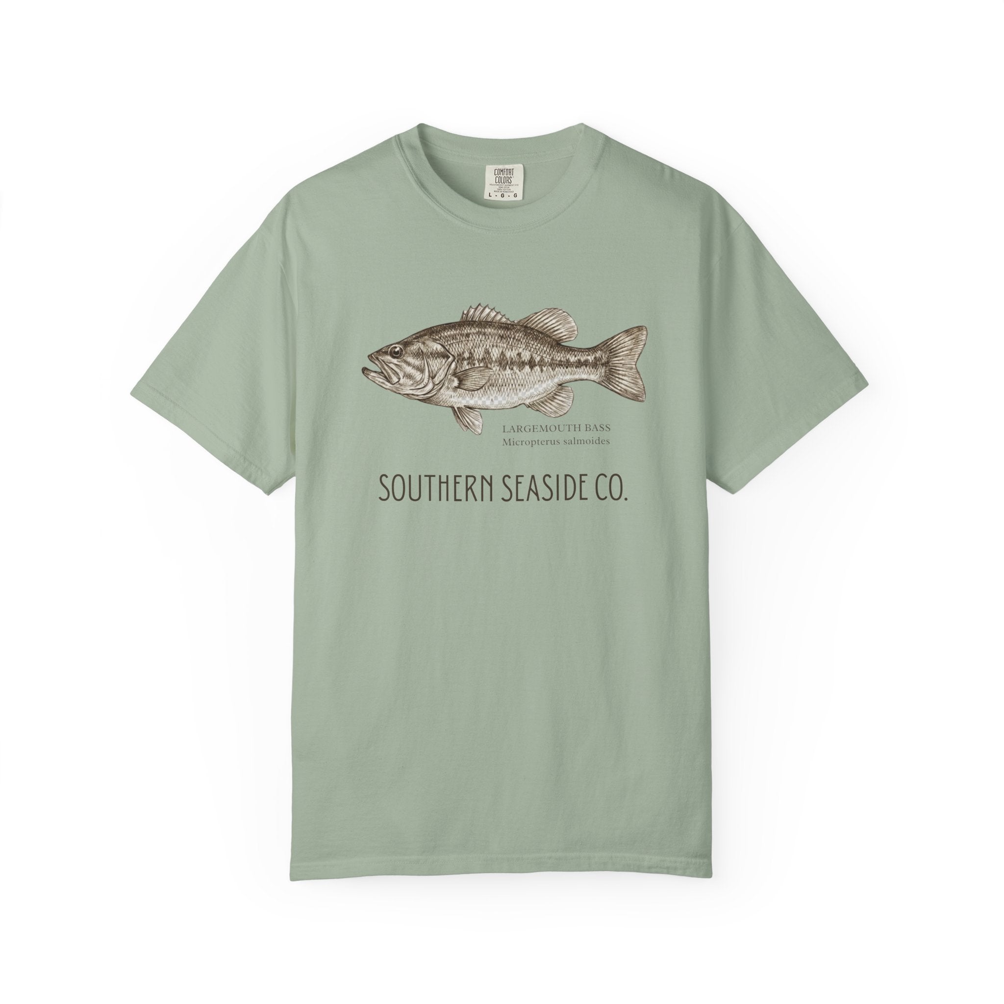 Bass fishing shirt. A comfort color tee.