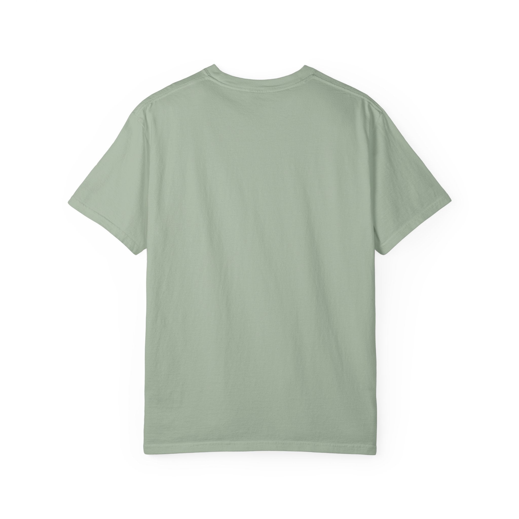 Light green t-shirt on a white background