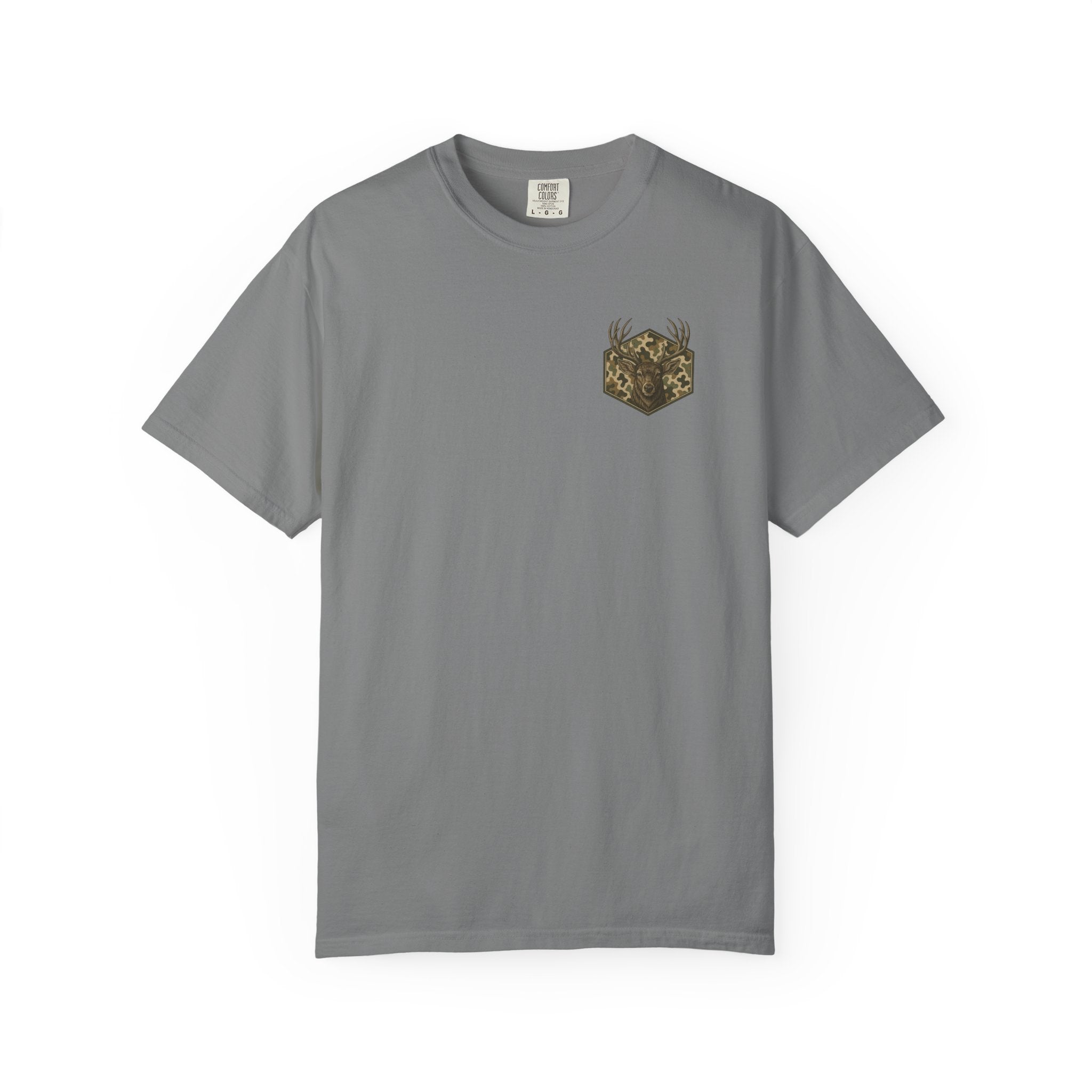 Camo Deer Comfort Colors Graphic Tee