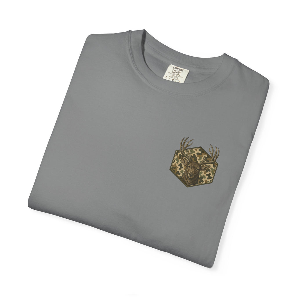 Camo Deer Comfort Colors Graphic Tee