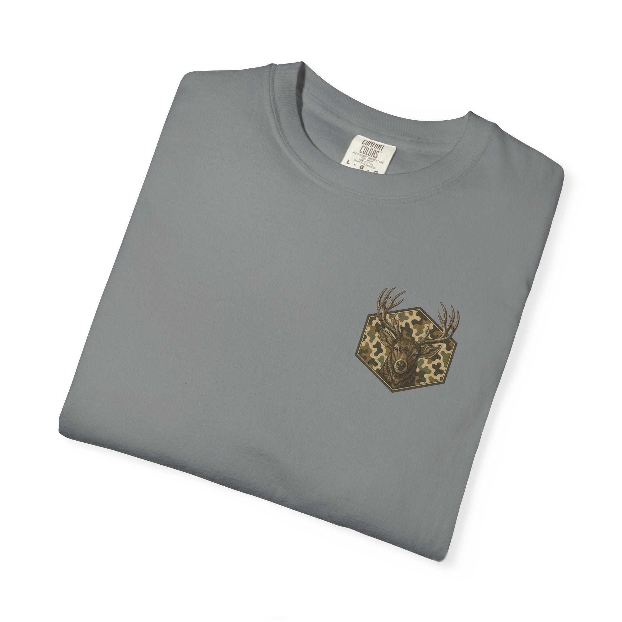 Camo Deer Comfort Colors Graphic Tee