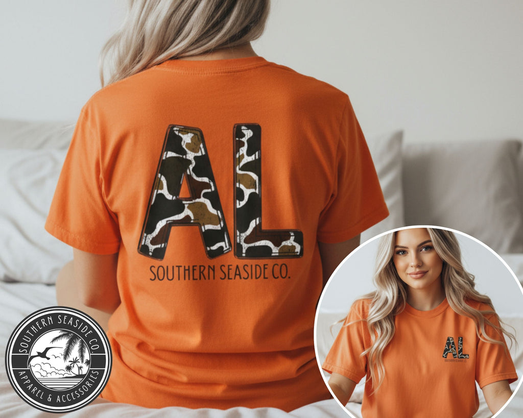 Camouflage Alabama Comfort Colors Graphic Tee