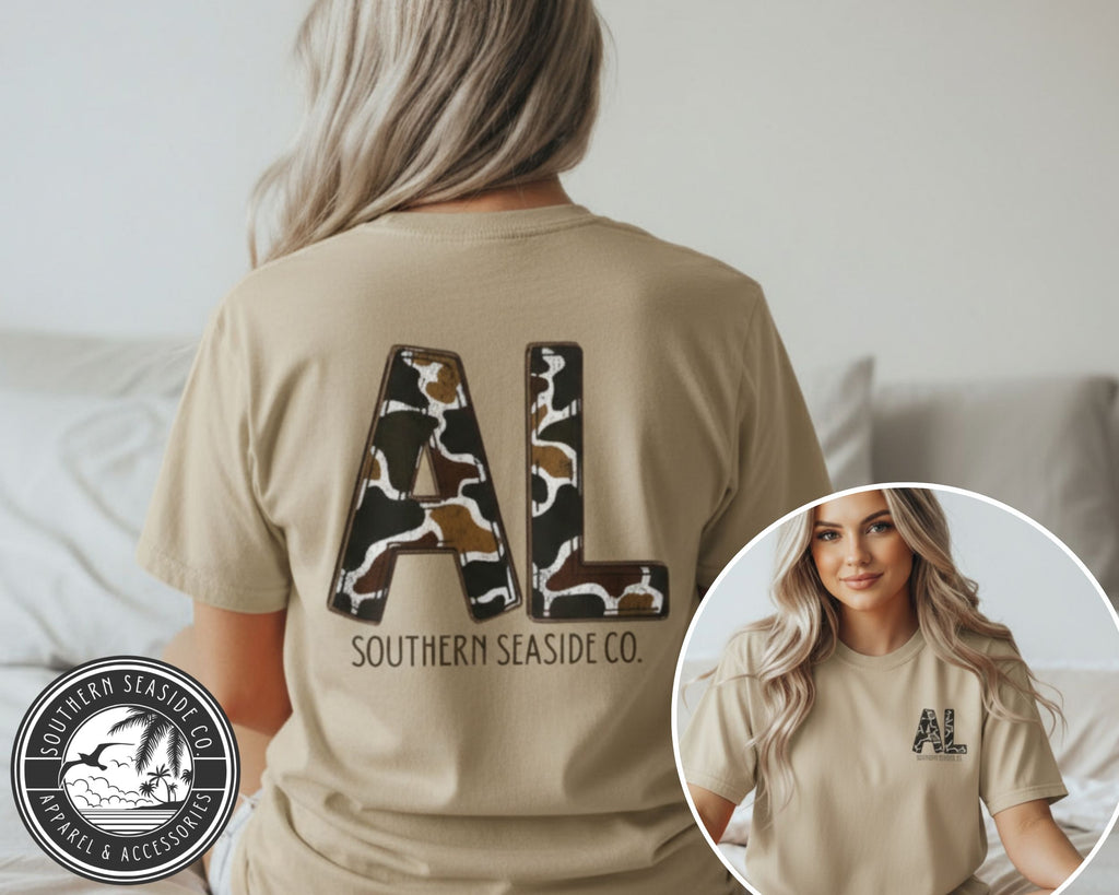 Camouflage Alabama Comfort Colors Graphic Tee