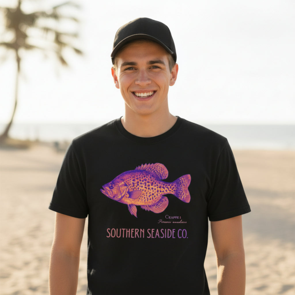 Crappie Fishing Comfort Colors Graphic Tee