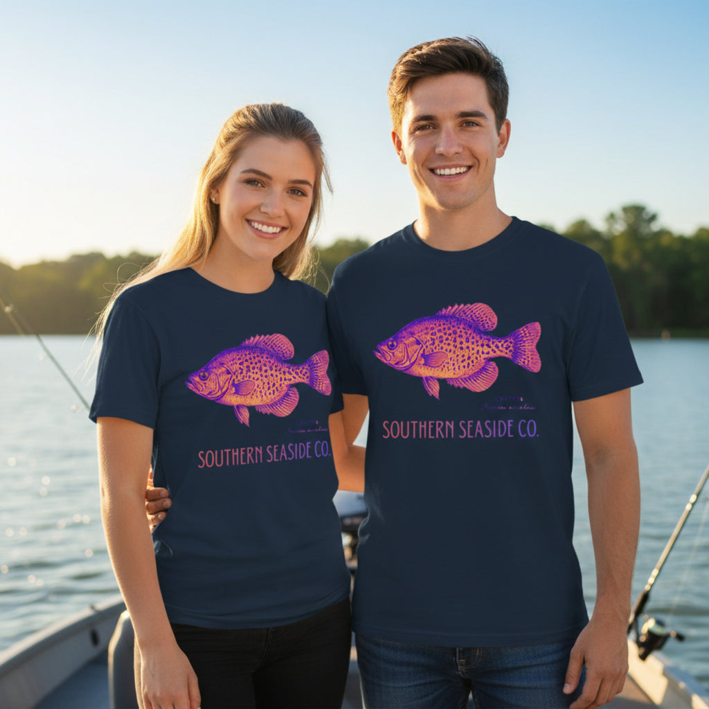 Crappie Fishing Comfort Colors Graphic Tee