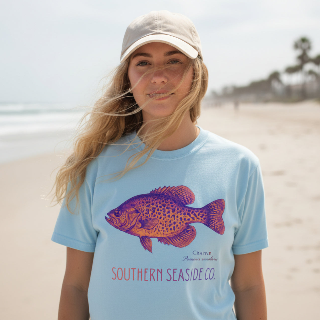 Crappie Fishing Comfort Colors Graphic Tee