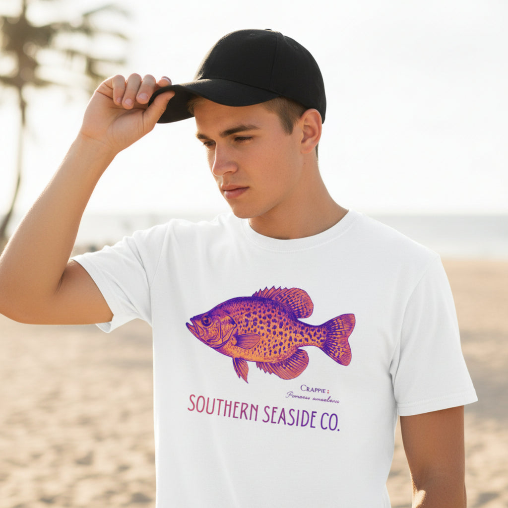 Crappie Fishing Comfort Colors Graphic Tee