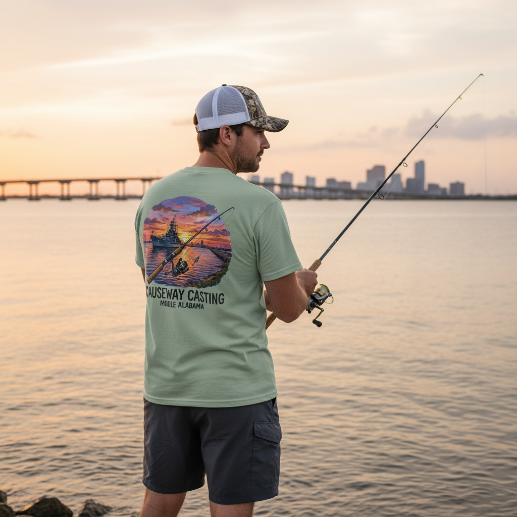 Causeway Casting Mobile Alabama Comfort Colors® Tee