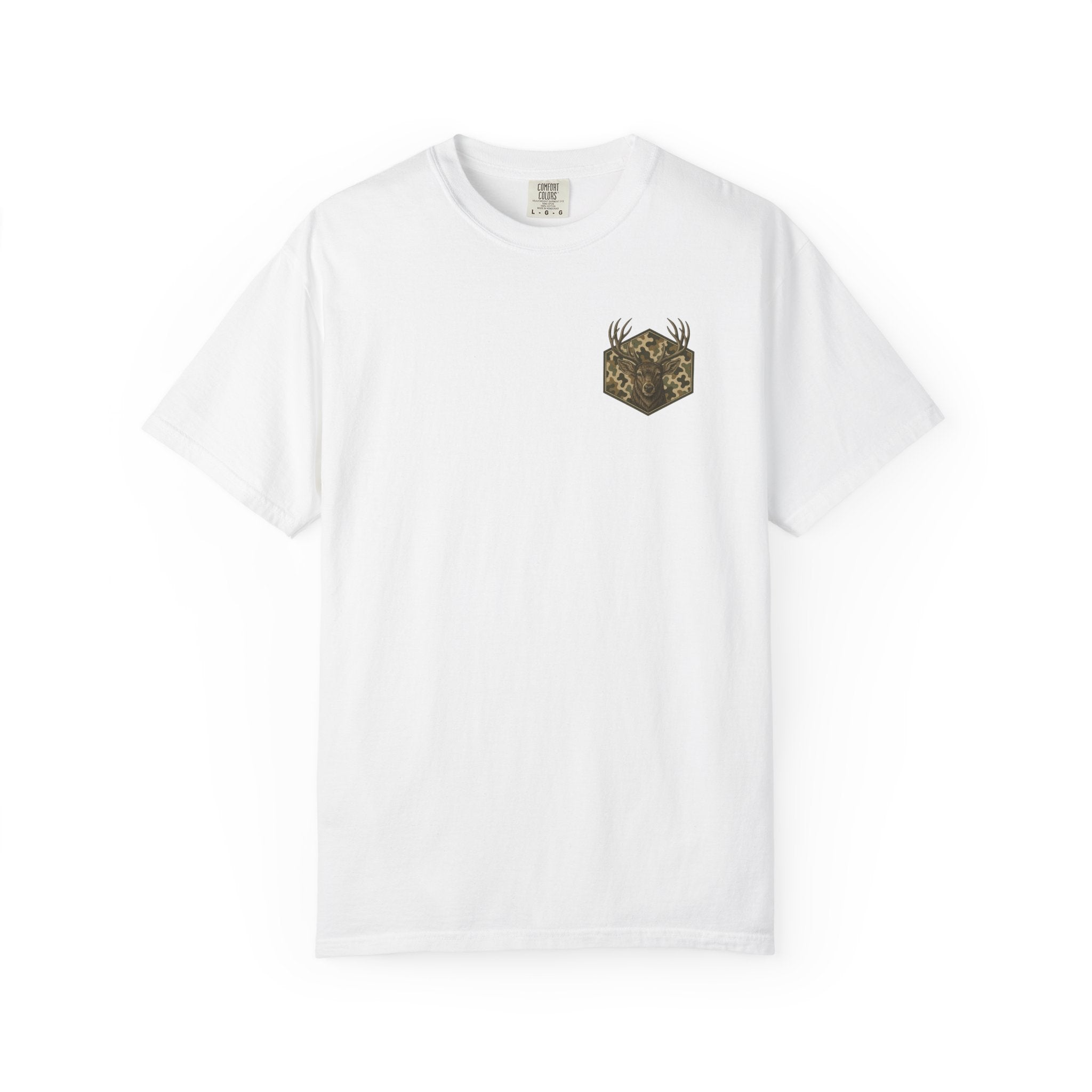 Camo Deer Comfort Colors Graphic Tee