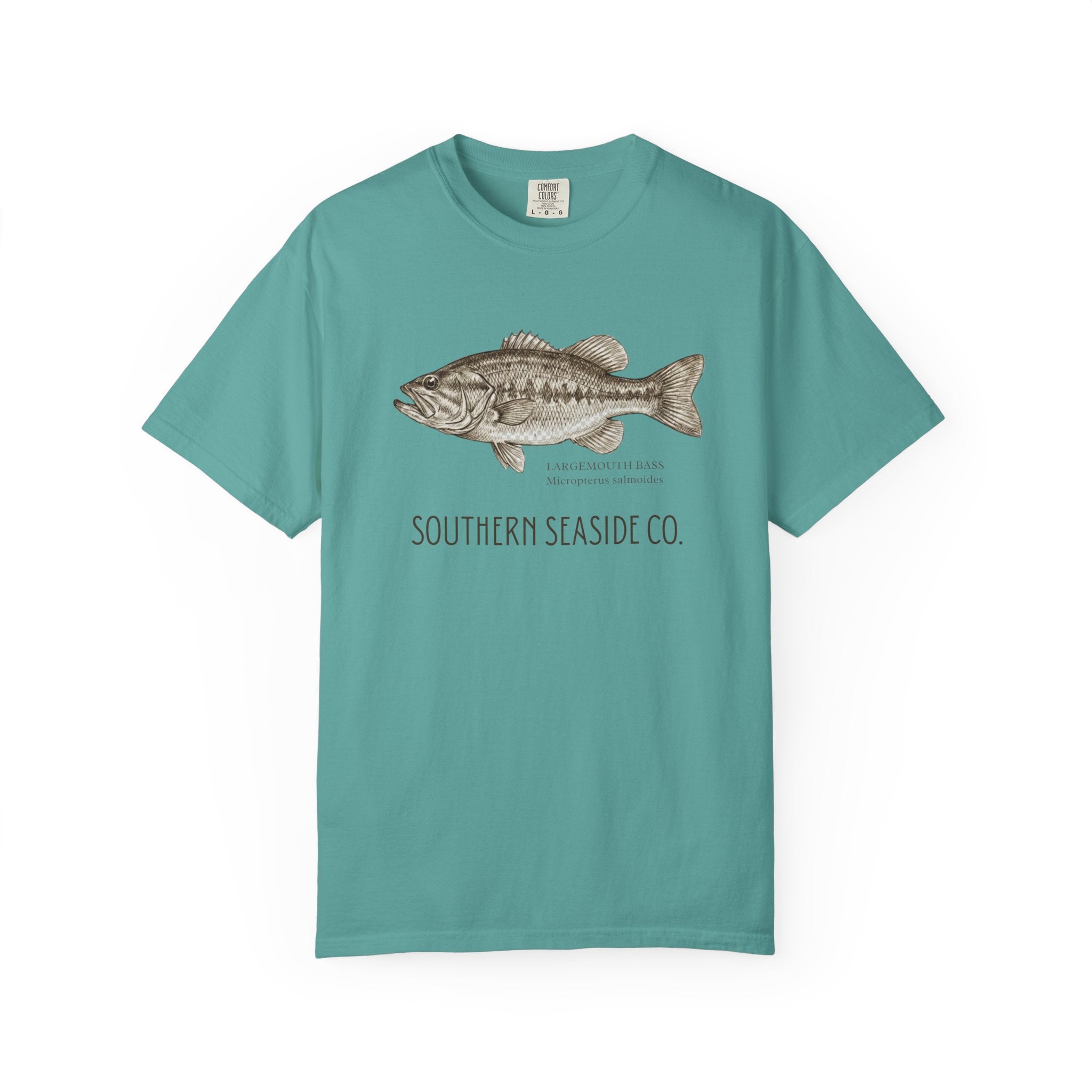 Bass fishing shirt. Unisex tee. Comfort colors tshirt