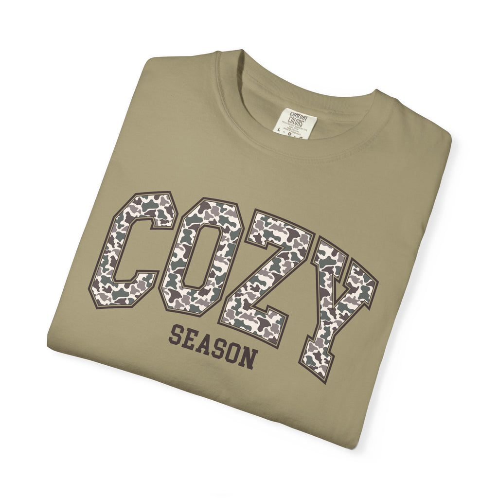 Camo Cozy Season Comfort Colors Graphic Tee