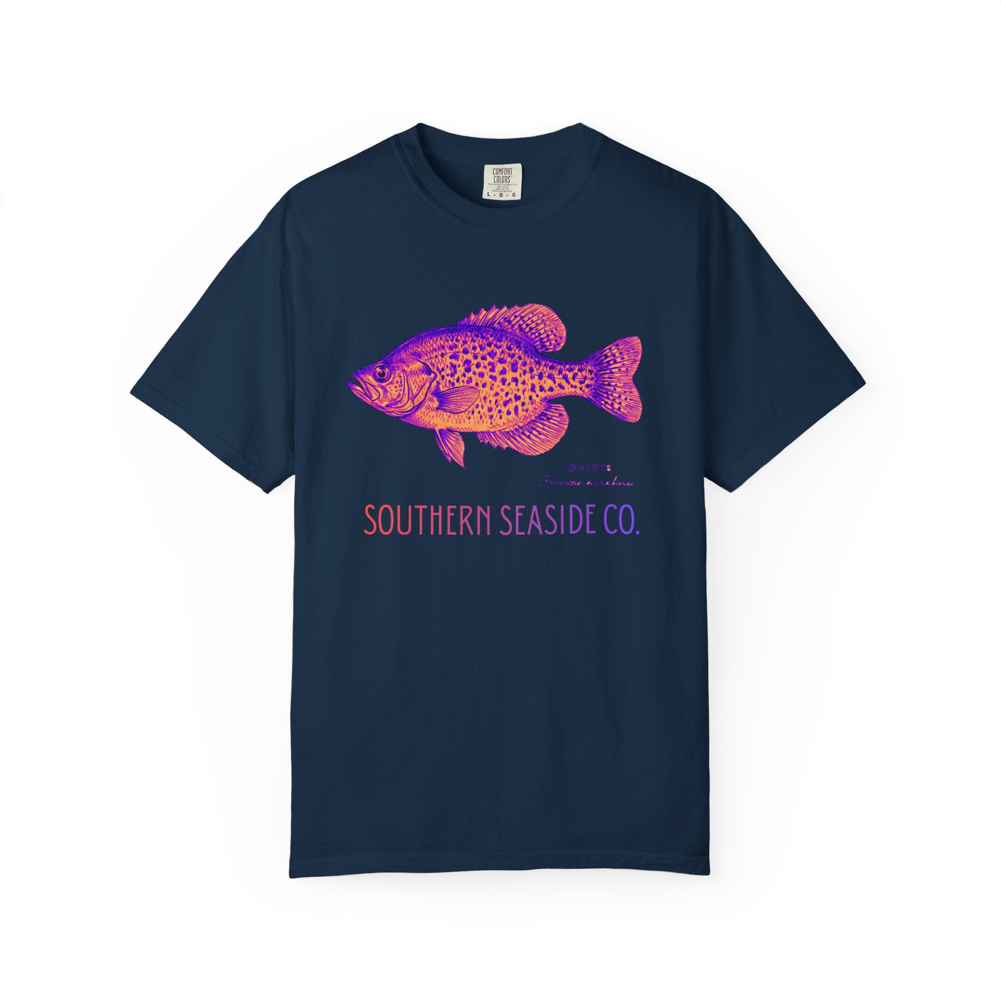 Crappie Fishing Comfort Colors Graphic Tee