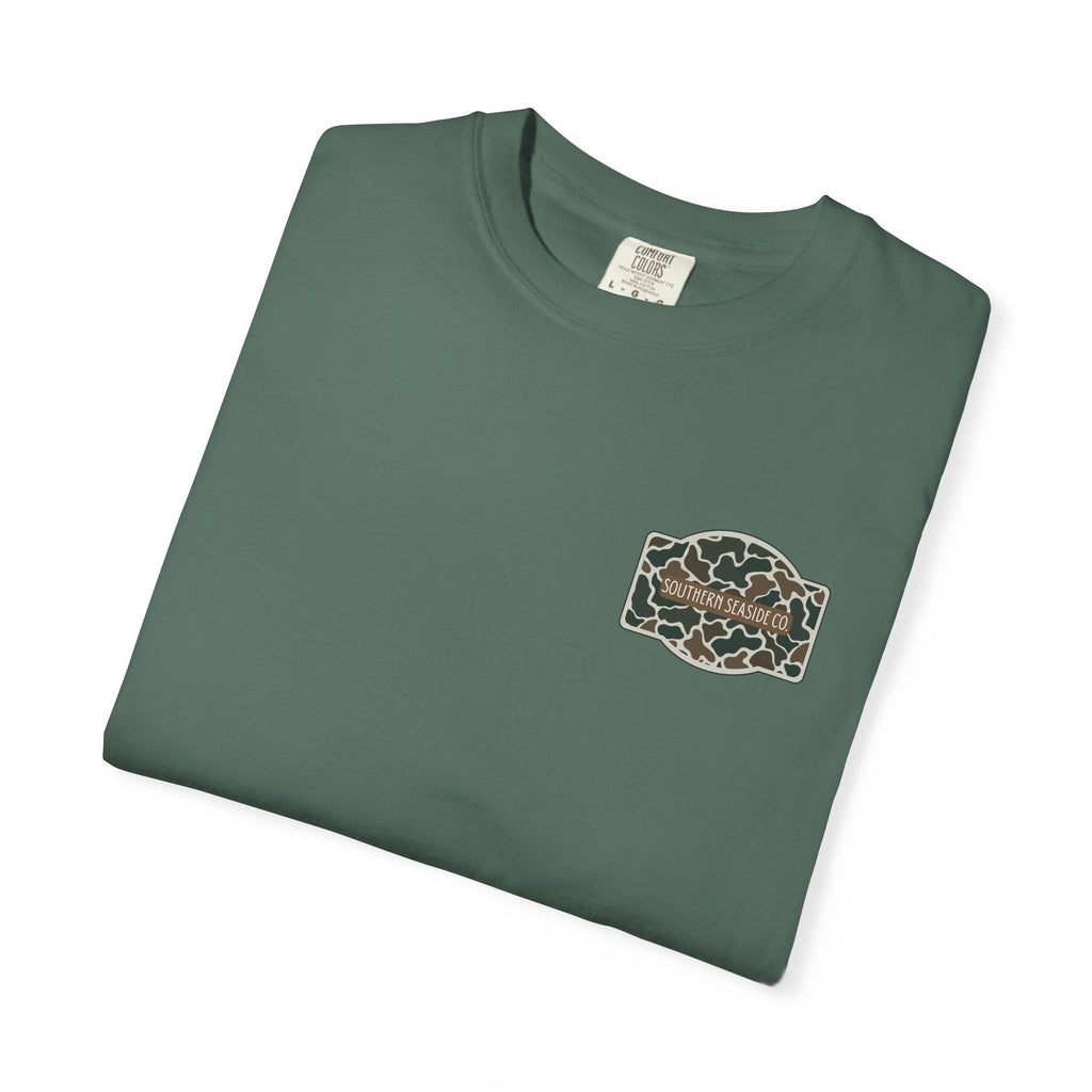 Duck Hunting Camo Logo Comfort Colors® Tee