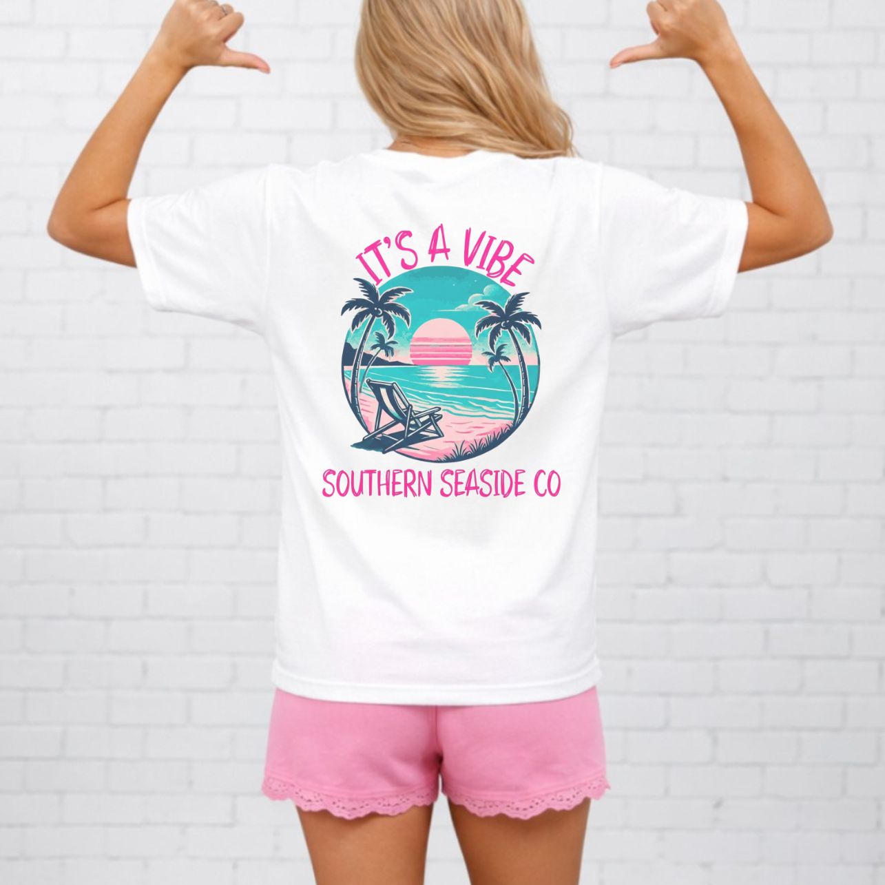 It's A Vibe Southern Seaside Co Comfort Colors® Tee