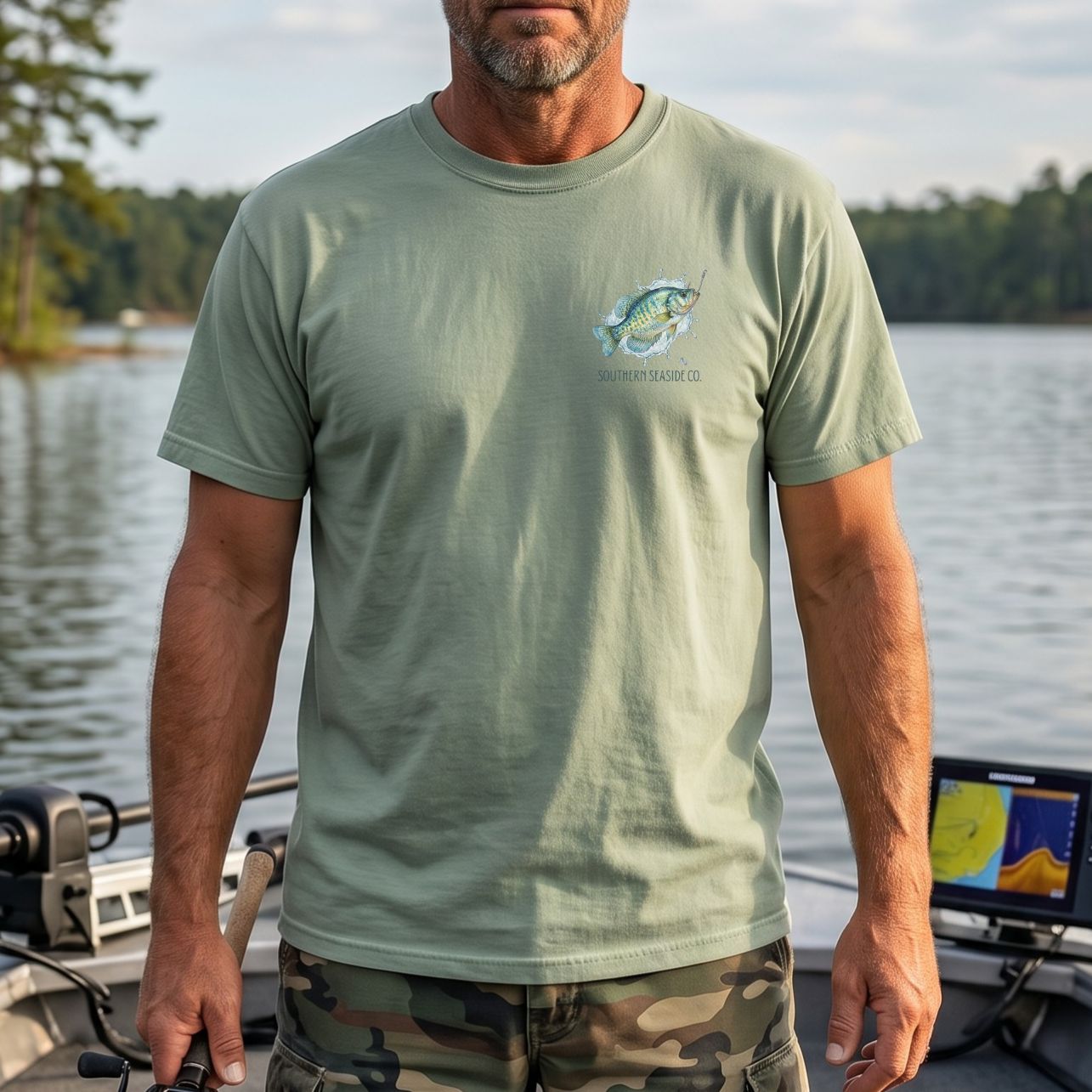 Southern Seaside Crappie Fishing Comfort Colors® Tee