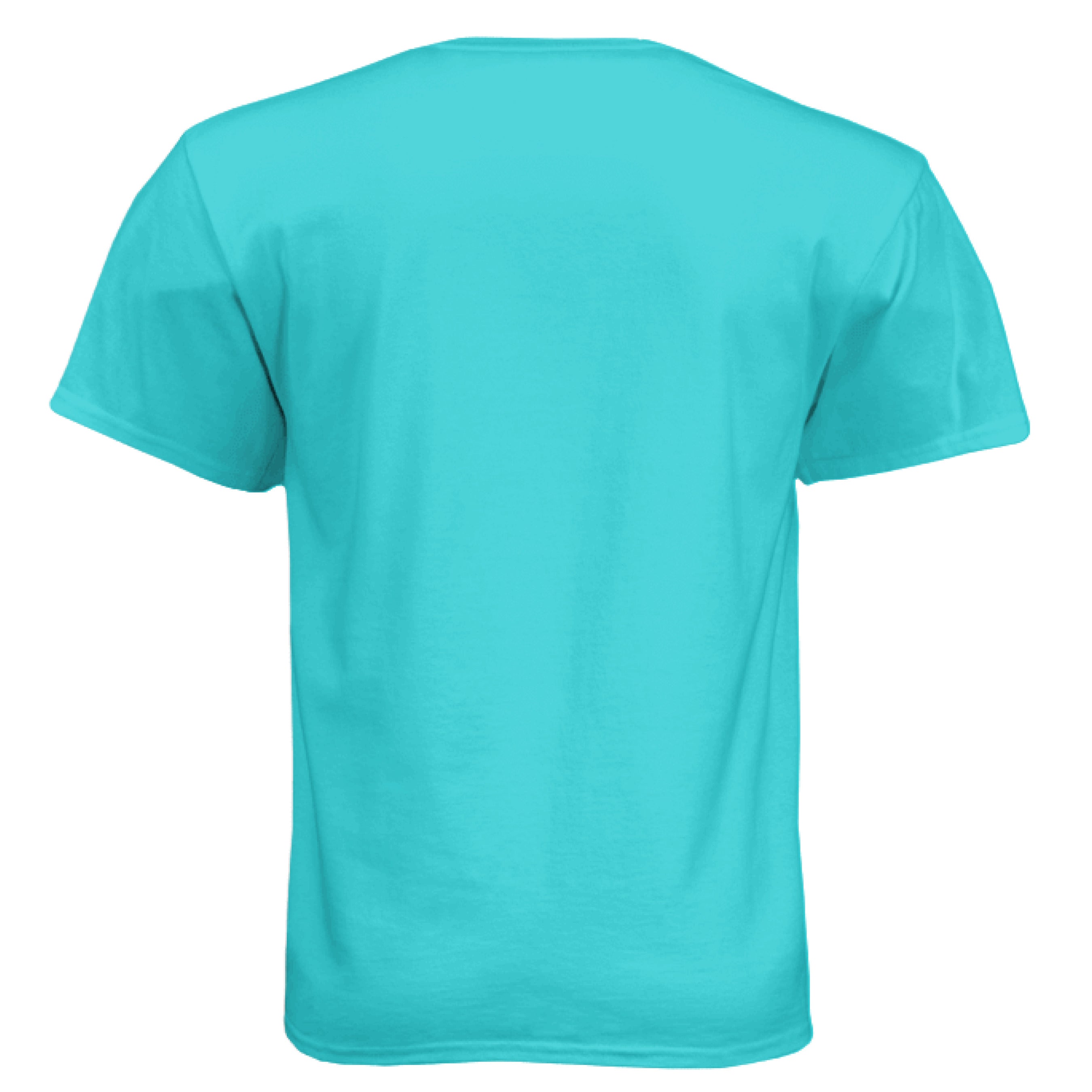 Tahiti Blue tshirt - BACK VIEW