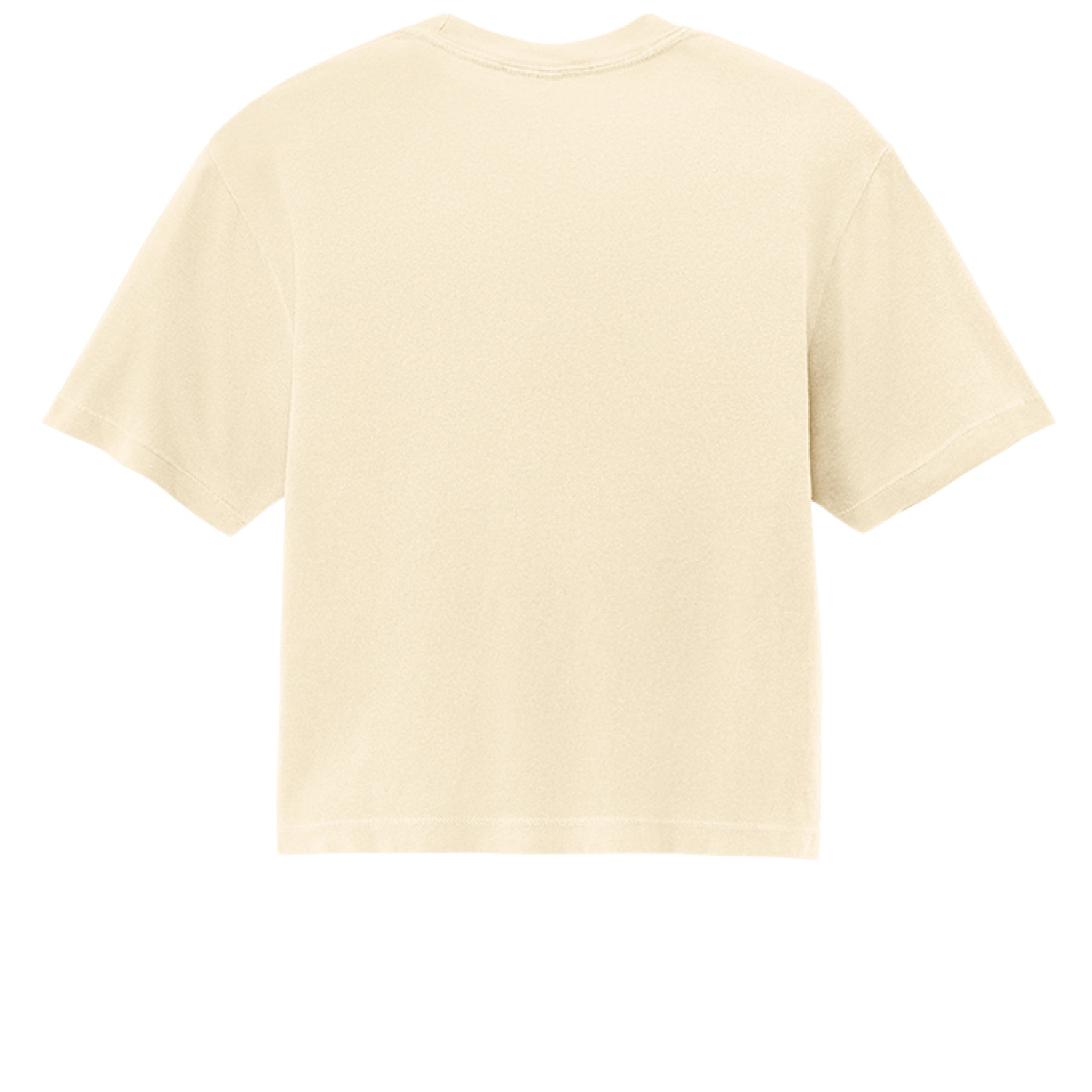 Comfort Colors Midi Cropped - Ivory - BACK VIEW