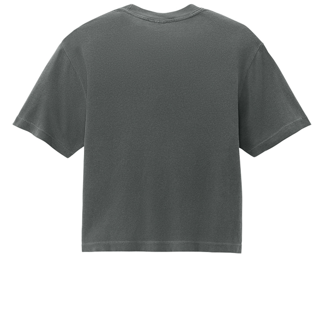 Comfort Colors Cropped Shirt - Pepper - BACK View