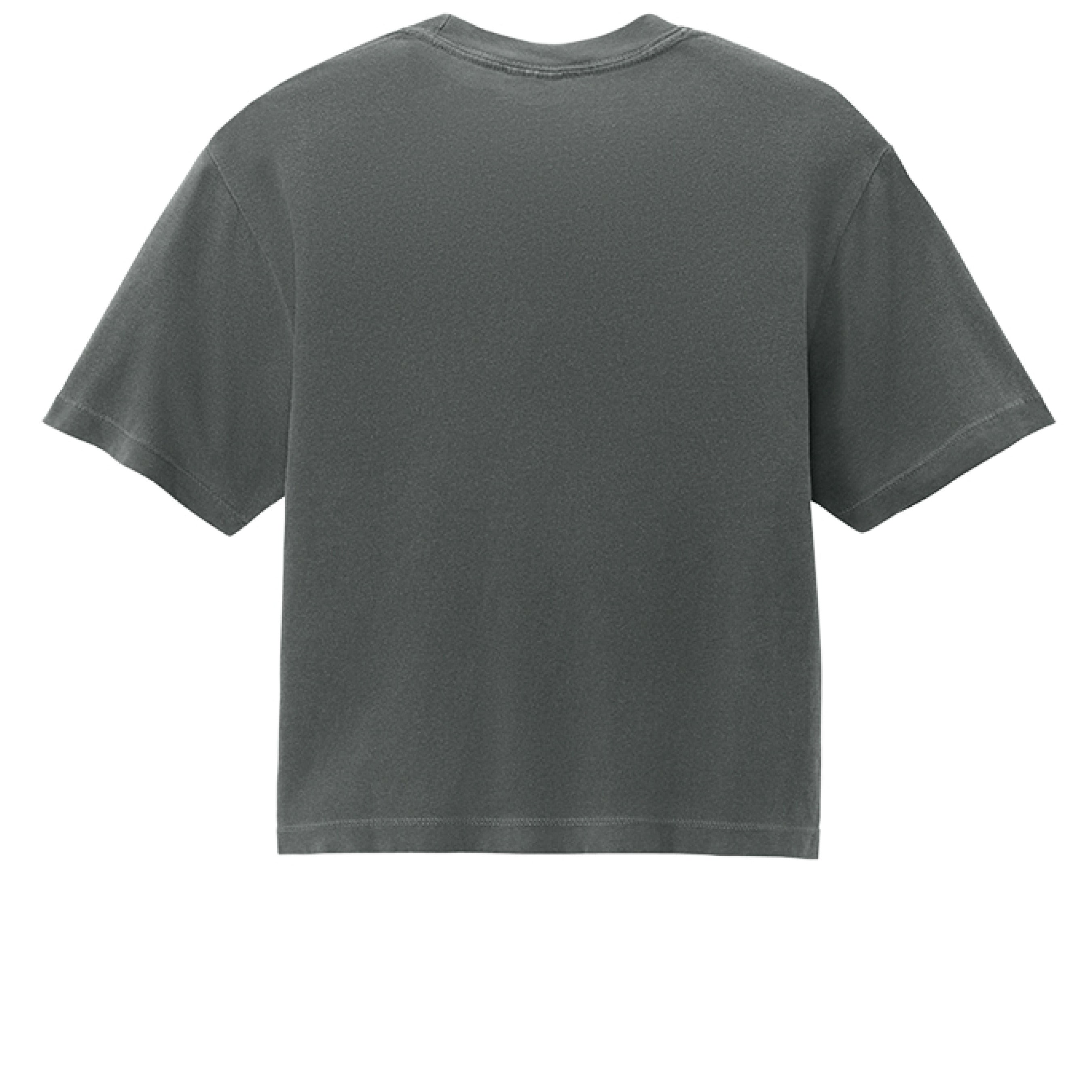 Comfort Colors Cropped Shirt - Pepper - BACK View