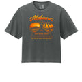 Alabama Beach t-shirt. Midi Cropped Comfort Colors - Pepper T-shirt - FRONT VIEW